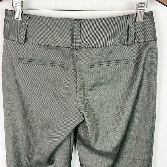 MAURICES | 🖤 Black Gray Tiny Houndstooth Print LowRise Dress Office Pants Slacks - Picture 9 of 9